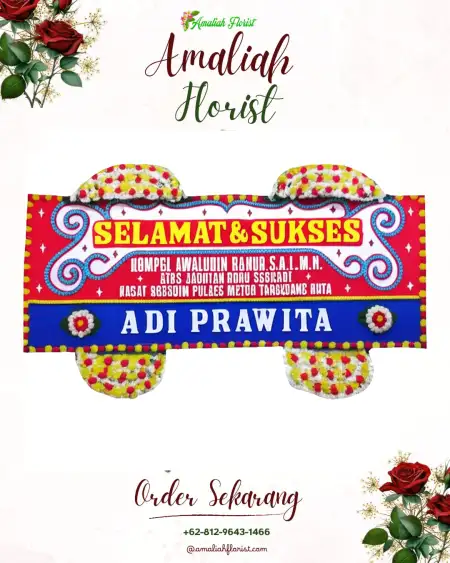 Papan Bunga Ucapan Selamat Sandai
